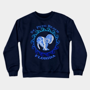 St. Pete Beach Florida Vacation Tribal Manatees Crewneck Sweatshirt